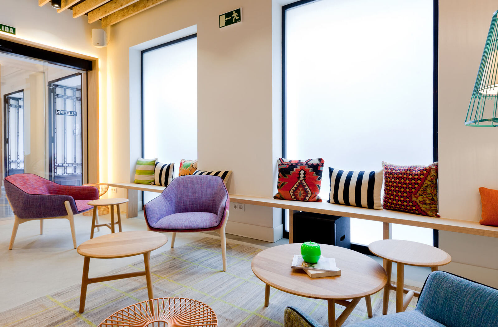 Zona de estar de SLEEP'N Atocha